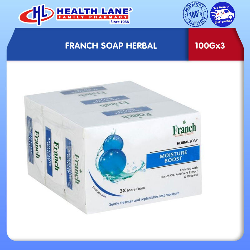 FRANCH SOAP HERBAL (100Gx3)